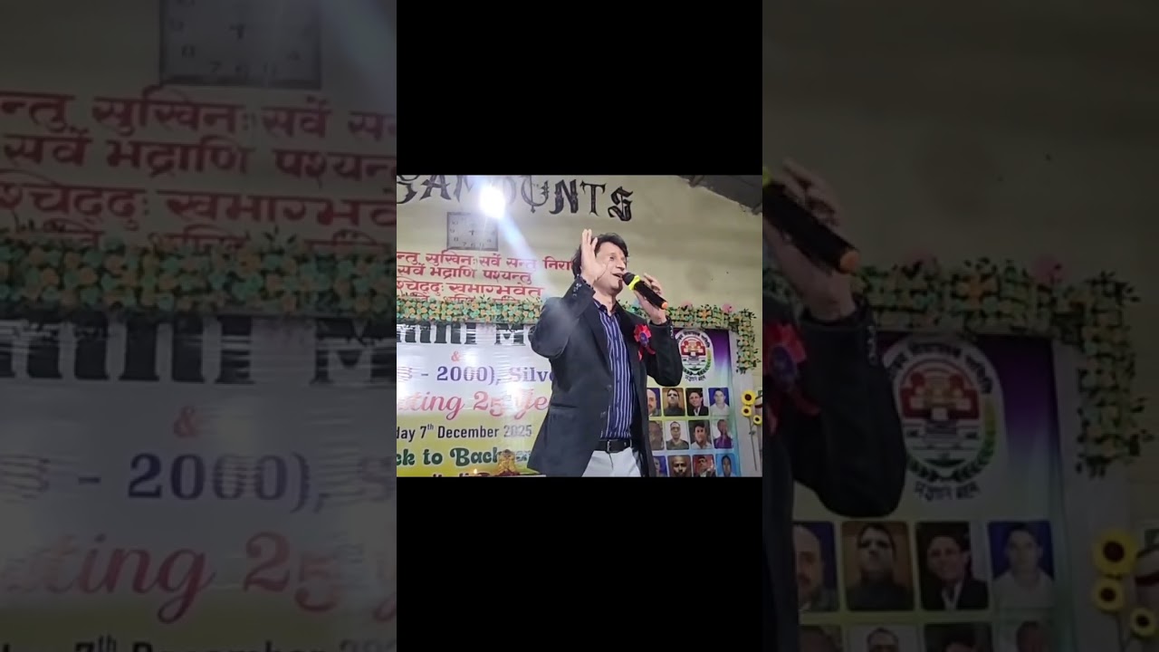 SAURABH VOICE ACTOR IN JNV MAU ON ALUMNI MEET 2025 #hostellife 