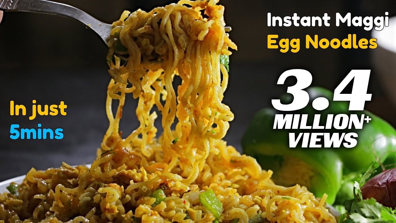 Instant Egg Maggi | మ్యాగీ ఎగ్ నూడుల్స్ | Instant Maggi Noodles