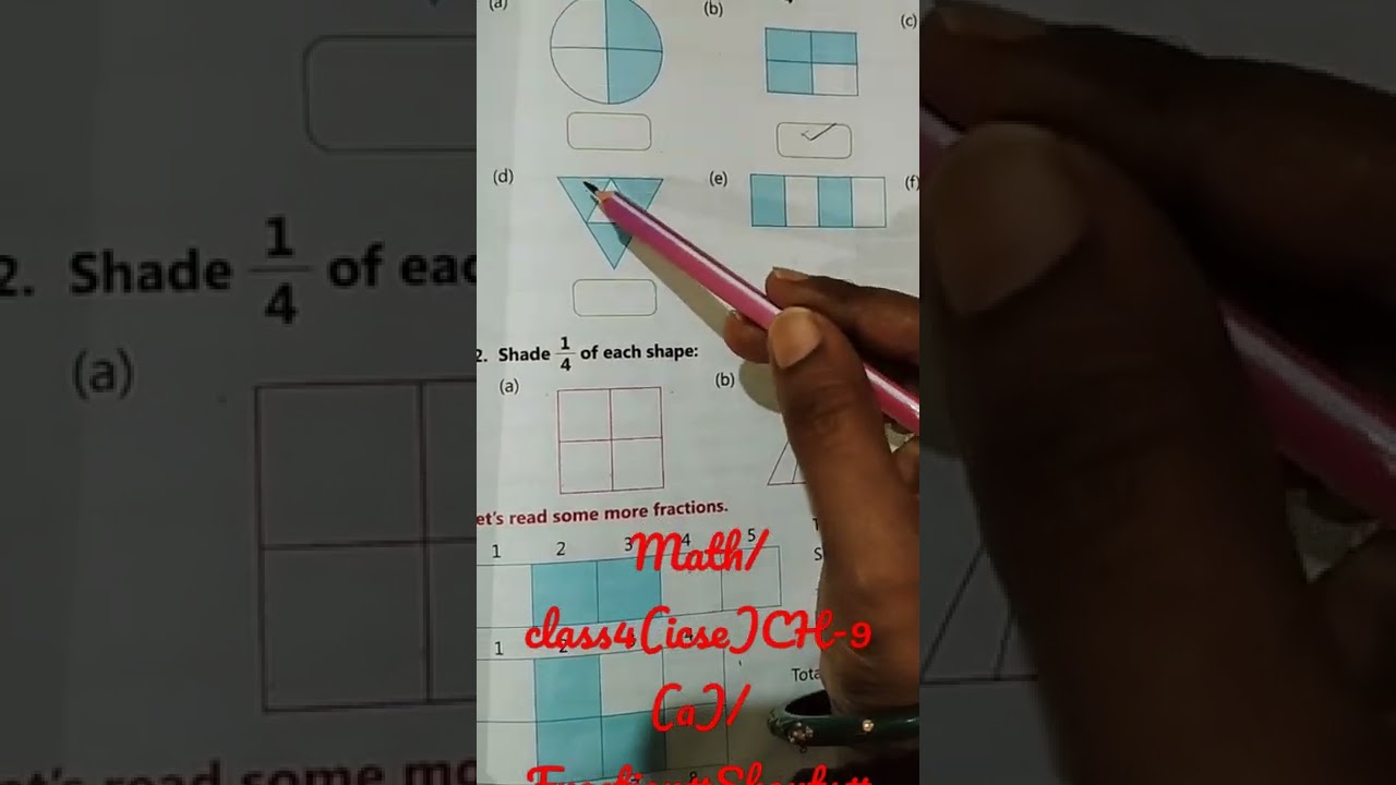 Math/class4(icse)CH-9(a)/Fraction#Shorts#youtubemath