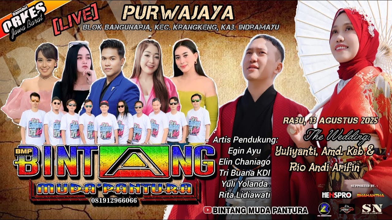 🔴Live Siang BINTANG MUDA PANTURA Rabu 13 Agustus 2025 | Purwajaya Indramayu