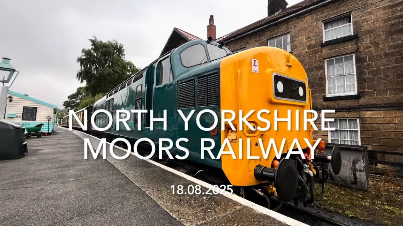 NYMR | Diesel Haulage on the Moors! Steam Works the Whitby Train! (18.08.2025)