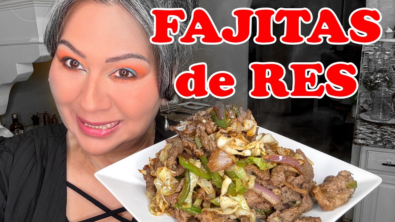 Fajitas de res que piden una y otra vez | Receta restaurante en casa