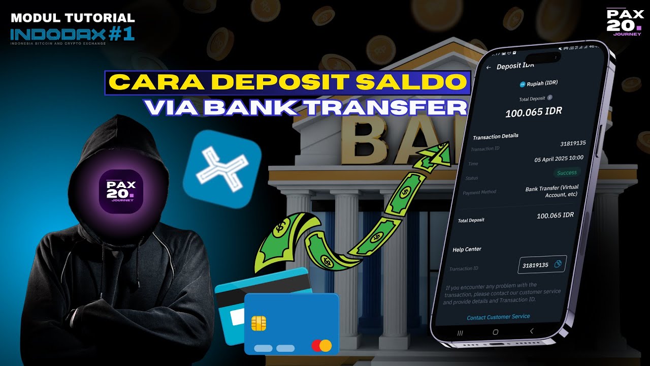Cara Deposit atau Top Up Saldo di Aplikasi Indodax - Modul Tutorial Indodax 1