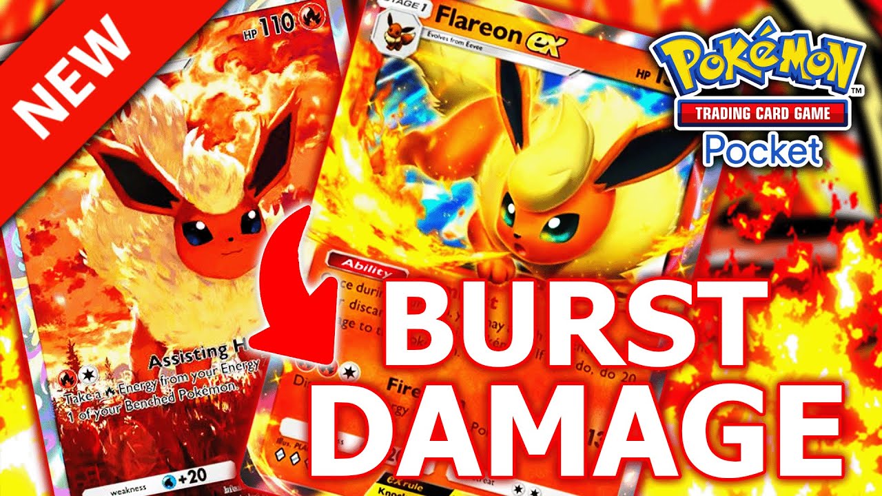 FLAREON EX And TURTONATOR Do INSANE Damage QUICKLY! | Pokemon TCG Pocket