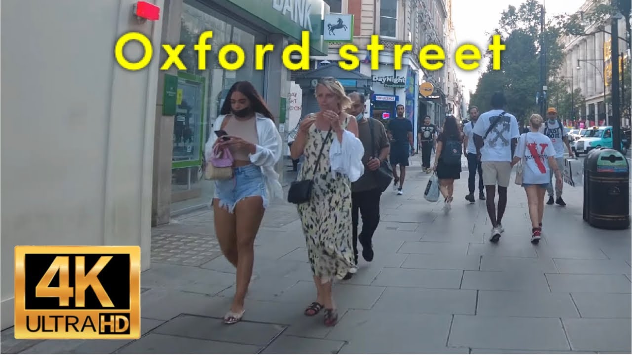 Walking in Oxford street, regent street  hot day in london 🥵🥵يوم حار في شارع  أكسفورد