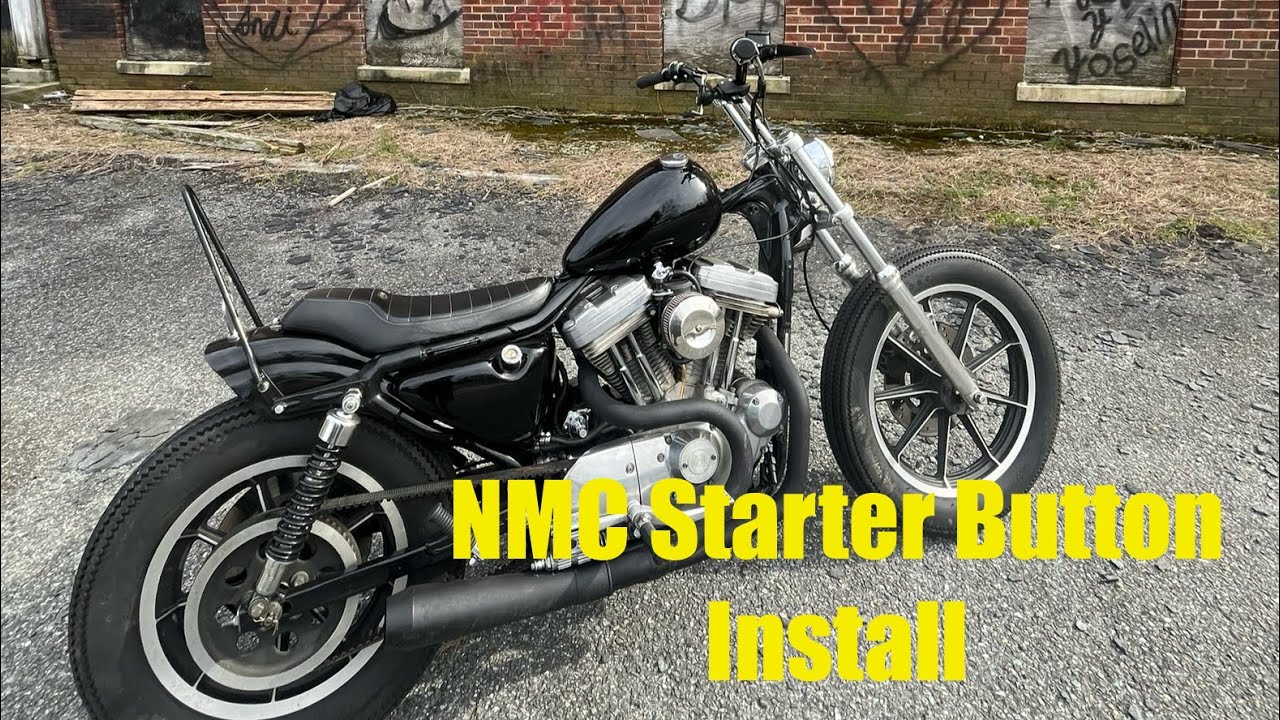 Harley Sportster: installing Nash Motorcycle Company starter button