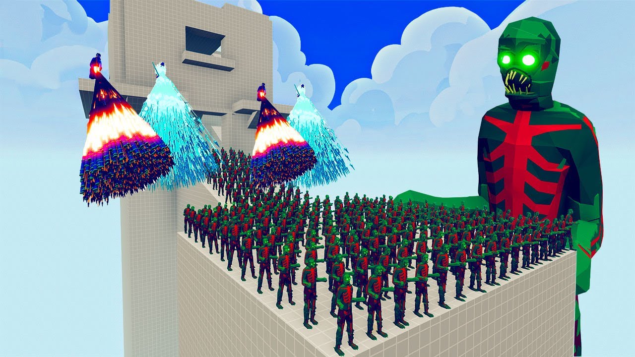 100x MUTANT + 1x GIANT vs 4x EVERY GOD   Totally Accurate Battle Simulator TABS