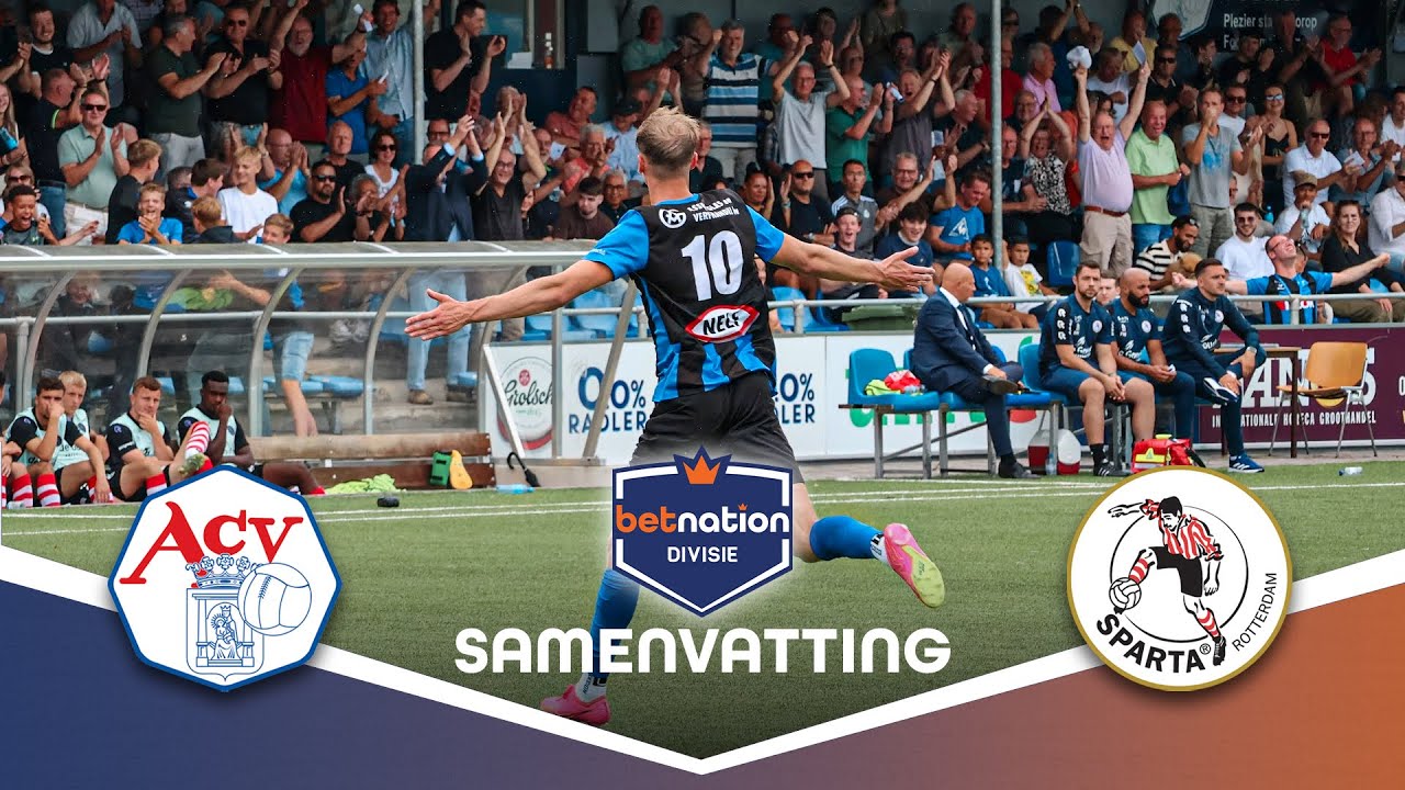 Assen geeft GAS 💨 | ACV ASSEN vs JONG SPARTA | Samenvatting Betnation Divisie 23/24