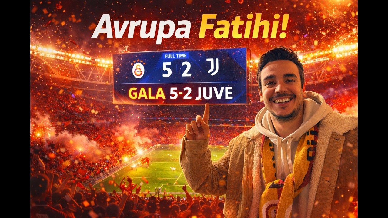 AVRUPA FATİHİ JUVENTUSU BEŞLEDİ! 🦁 | Galatasaray 5-2 Juventus | F1 ISTANBUL GP | EN İYİ TÜRK TATLISI