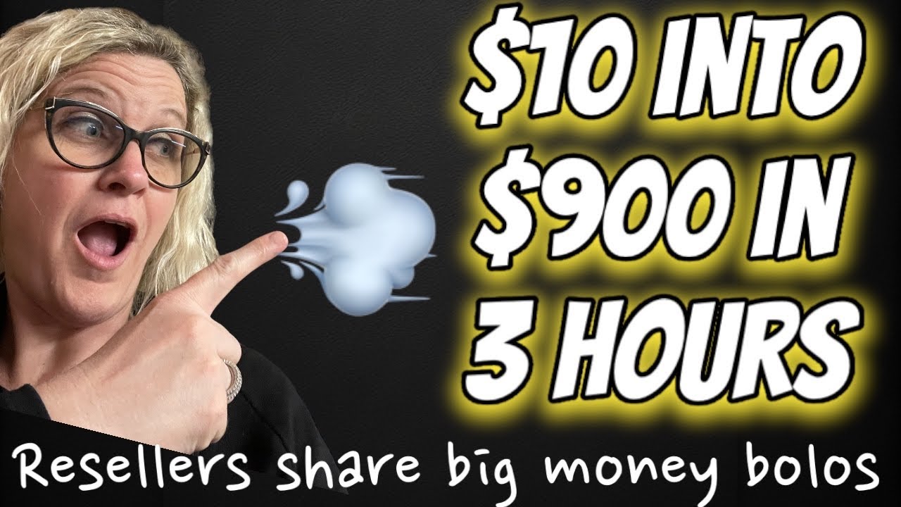 $10 into $900 in 3 hours Resellers Share Big Money BOLOs