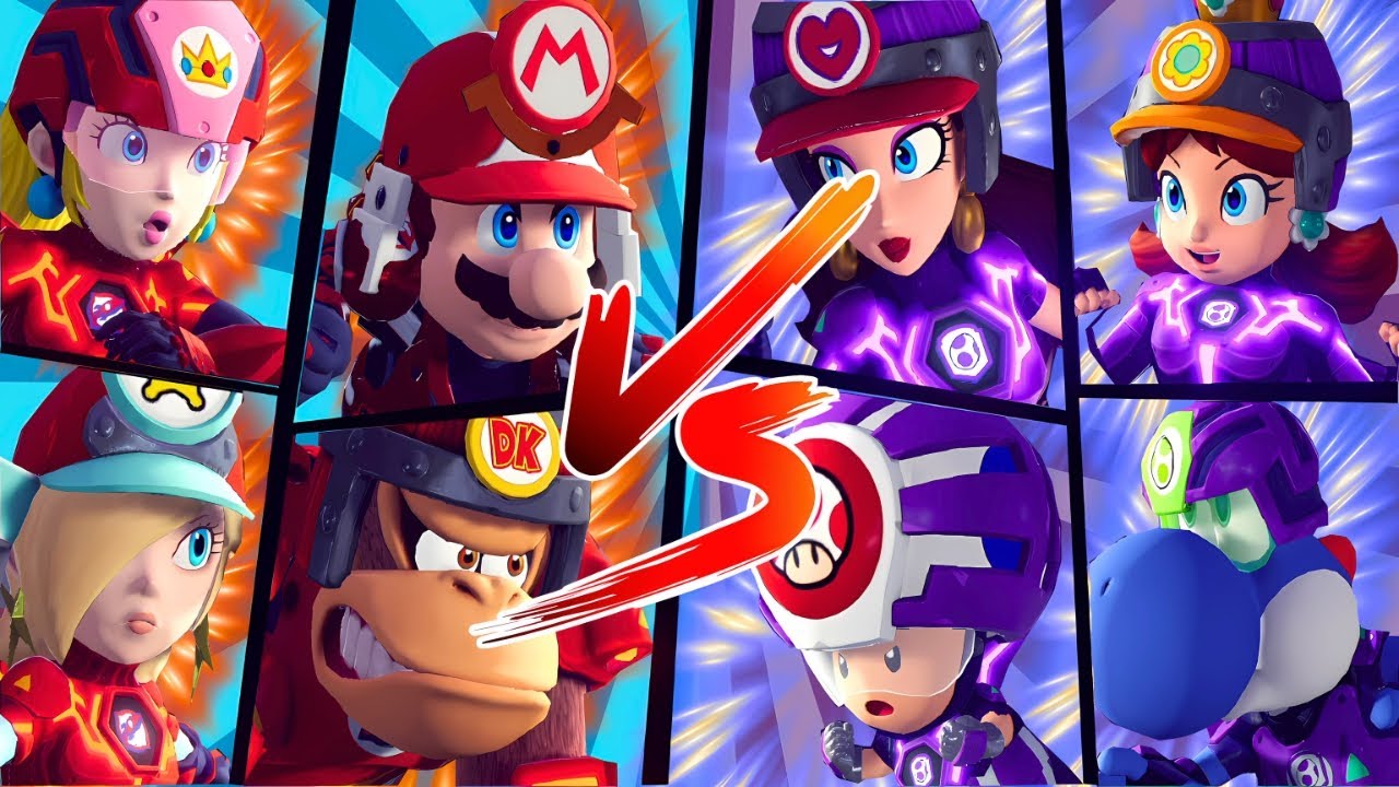 Mario Strikers Battle League Football – Who Wins? Team Pauline vs Team Mario Highlights!