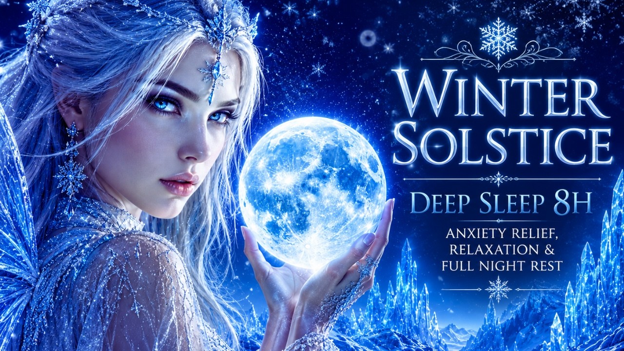 Winter Solstice Deep Sleep ❄️ 8H of Healing Sleep for Anxiety Relief, Relaxation & Full Night Rest