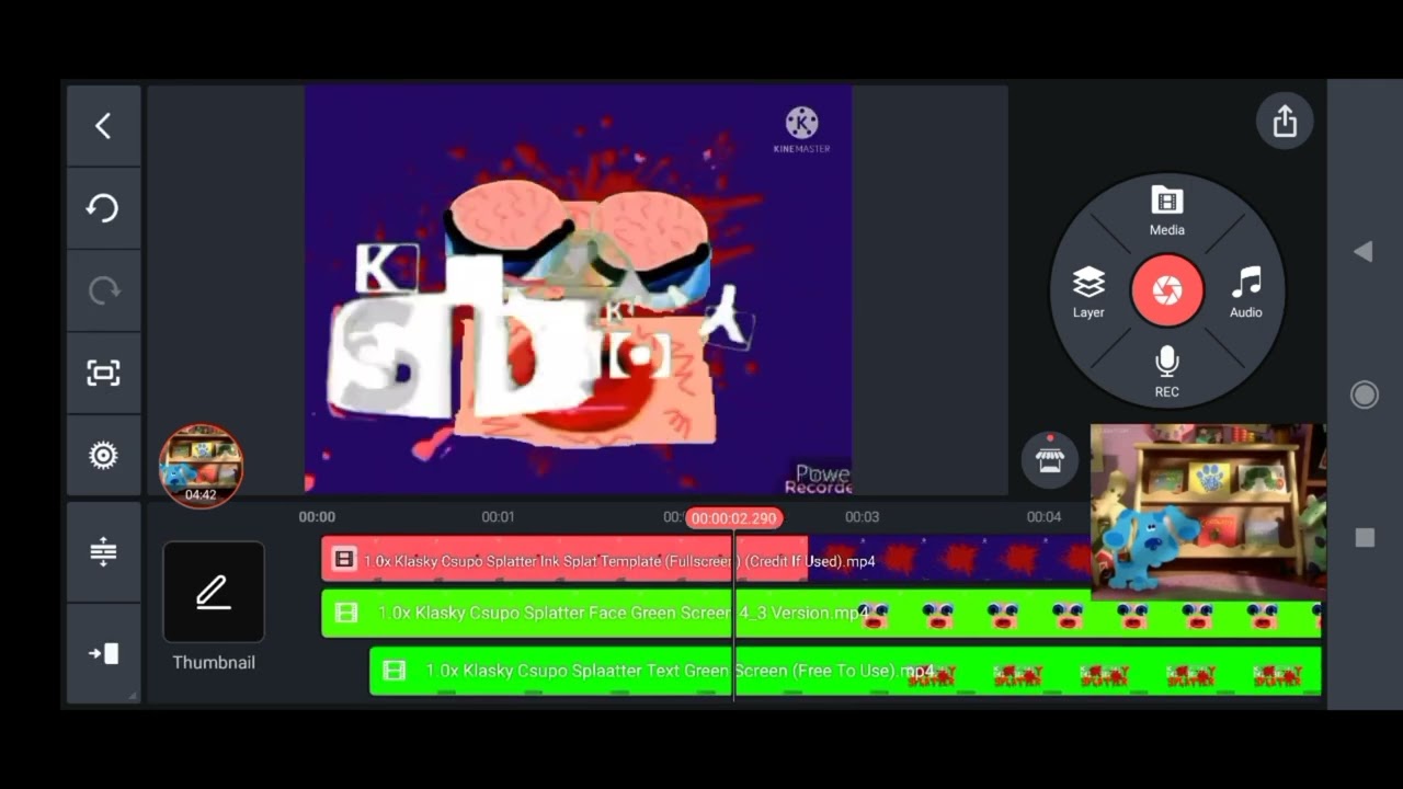 Klasky Csupo Splatter Kinemaster SpeedRun