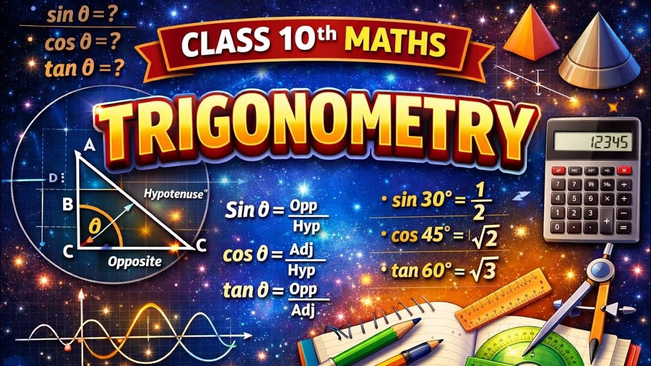 100/100 in Maths 😱 | Trigonometry Class 10 Full Strategy CBSE and UP BOARD