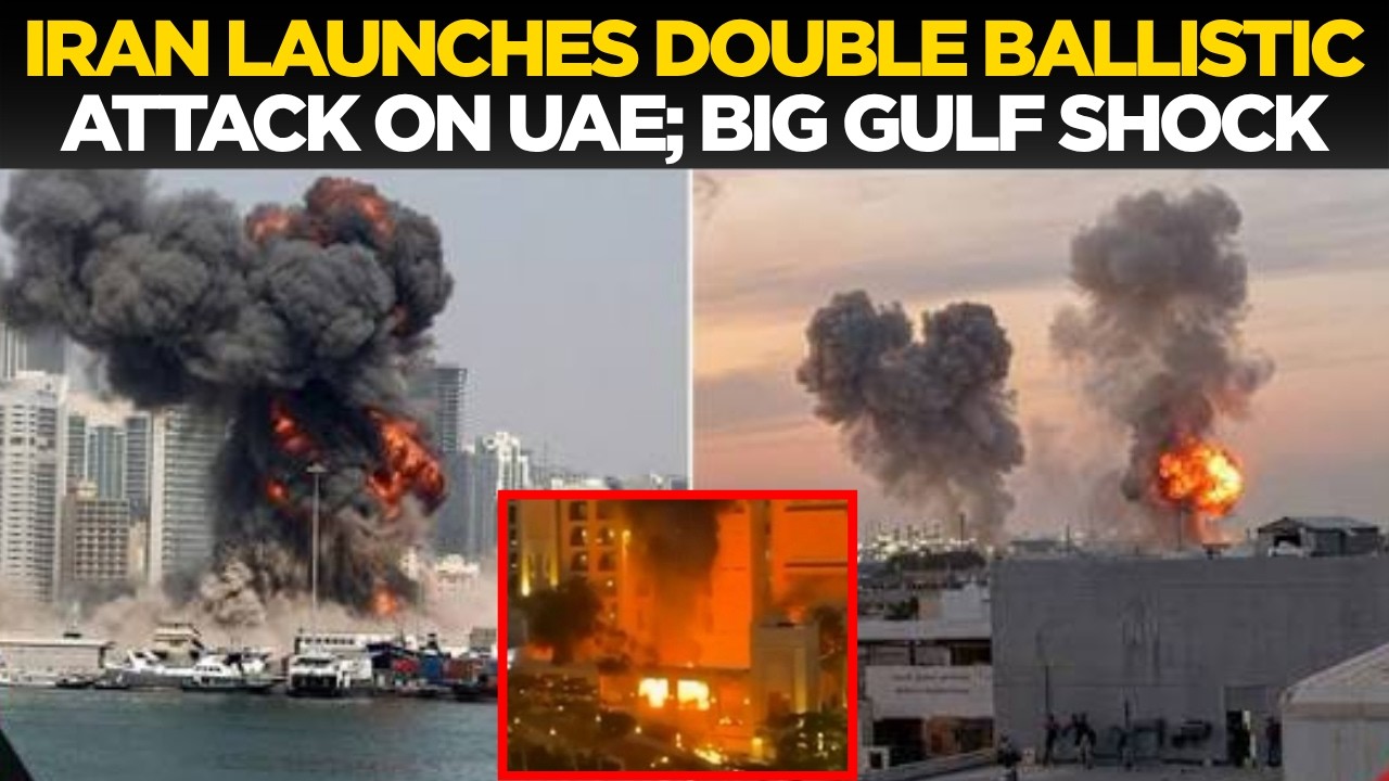WAR RESUMES LIVE: Iran Shakes UAE With Double Ballistic Missile Attack; US Defences Fail Again?