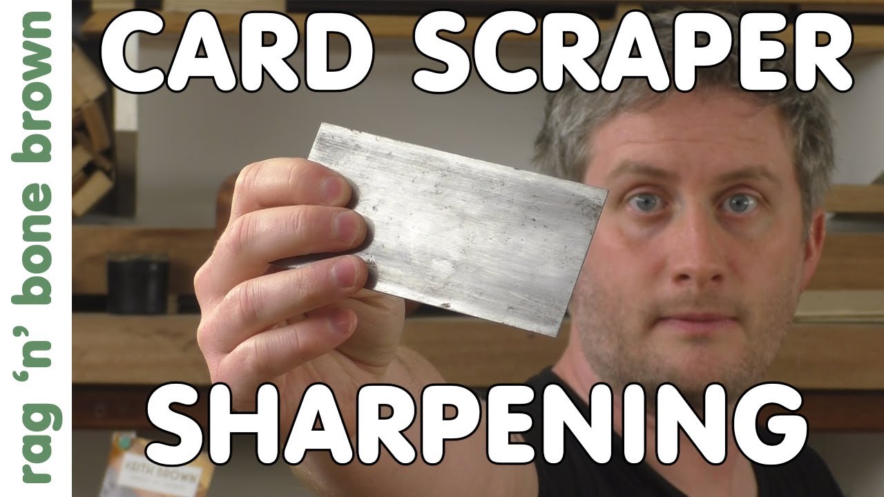 How To Sharpen A Card Scraper / Cabinet Scraper To Get Wood Shavings