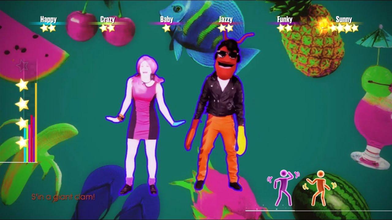 Rock Lobster By The B-52's (6 Players) - Just Dance Melody