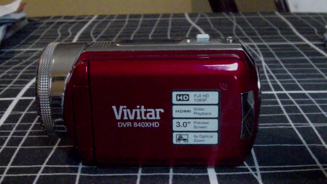 Vivitar DVR 840X HD Camcorder Review
