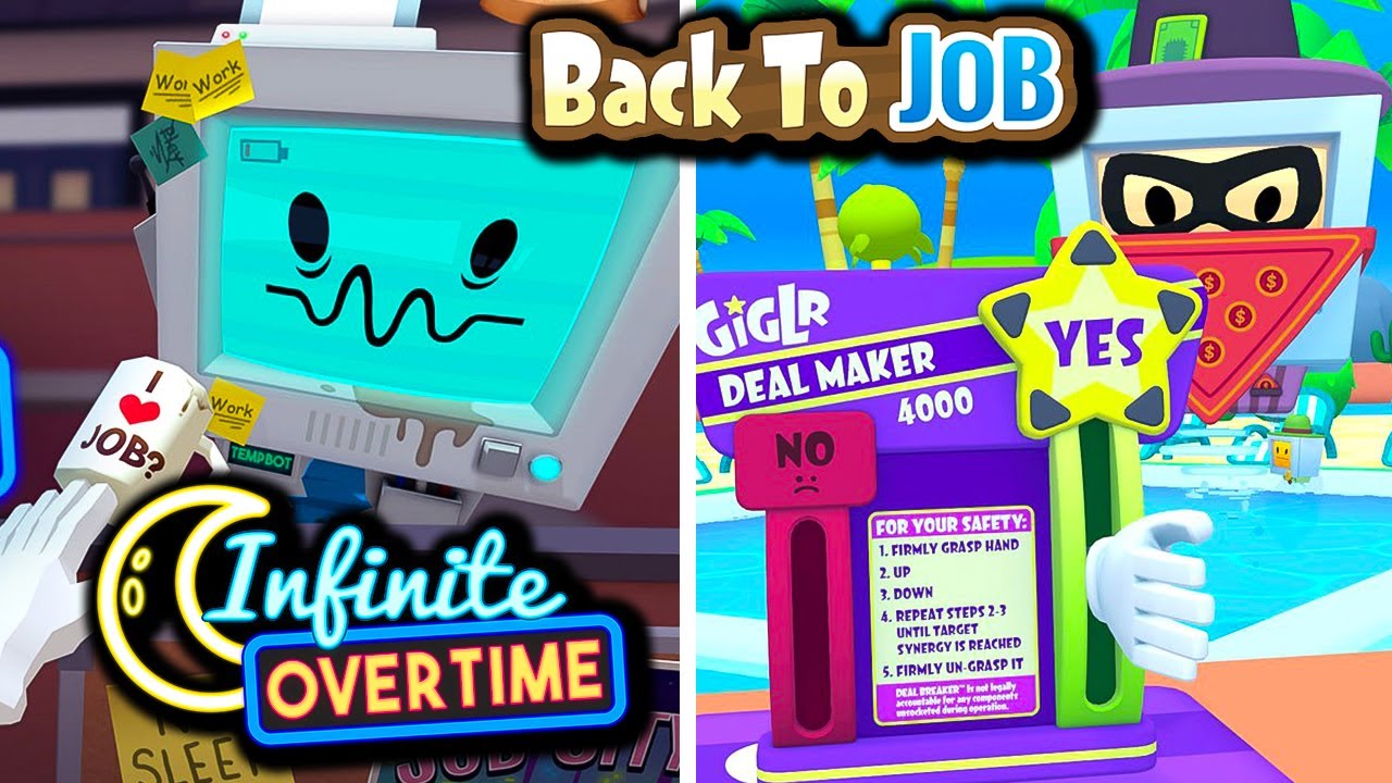 Job Sim Infinite Overtime & Vacation Sim Back to Job | Full Game Walkthrough | No Commentary