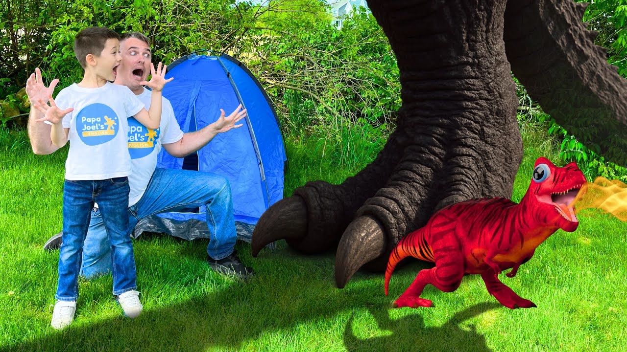 Baby Lava Trex Camping Adventure