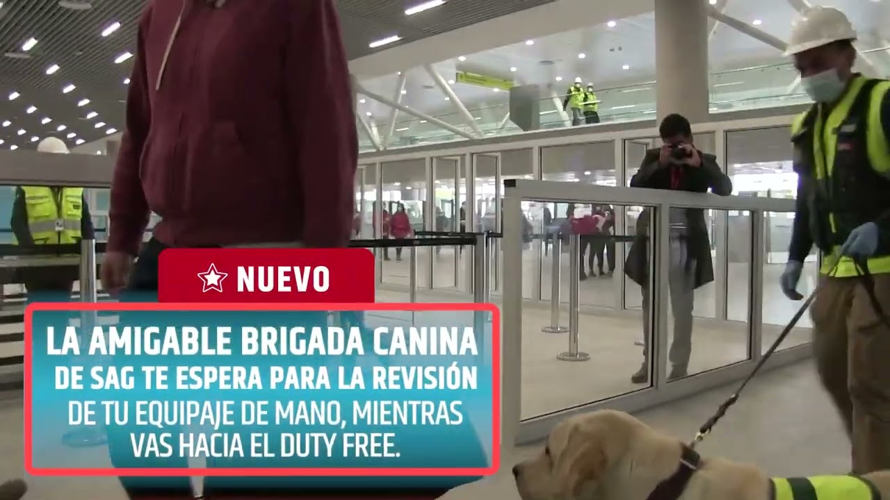 Ruta del pasajero en el T2: Llegadas internacionales