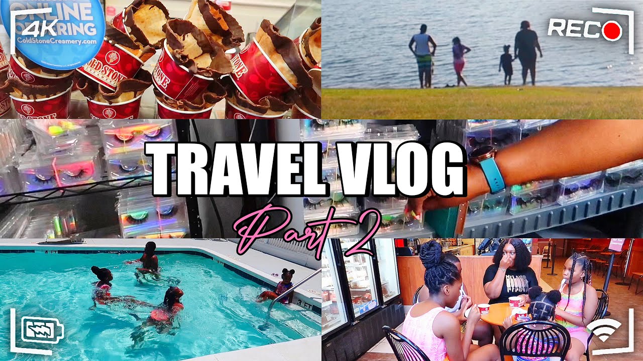TRAVEL VLOG🏊🏼‍♀️Ice cream date + pool + we met a subscriber + more PART TWO