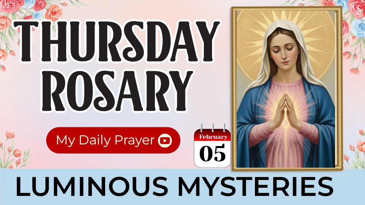 TODAY HOLY ROSARY: LUMINOUS  MYSTERIES💙ROSARY THURSDAY🌹FEBRUARY 05 2026 | WALKING WITH JESUS