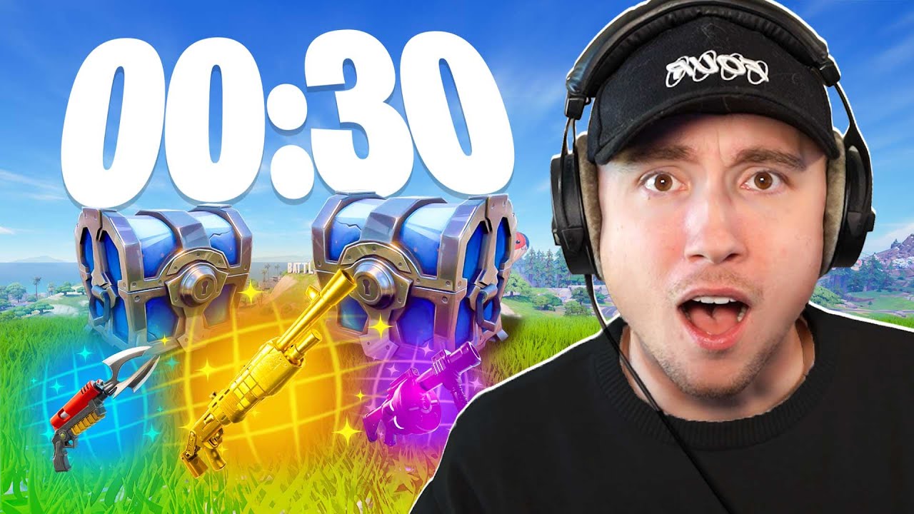 30 SECONDEN om te LOOTEN in RELOAD!