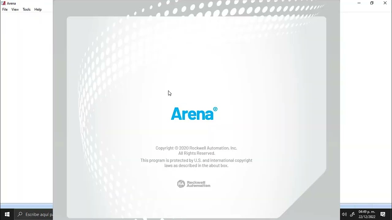 Ejemplo de simulaci&oacute;n con Arena versi&oacute;n 16