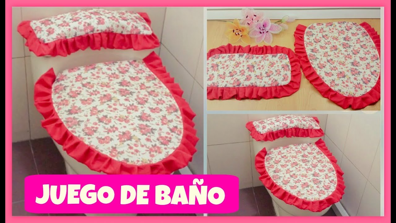 JUEGO DE BAÑO O FORRO PARA INODORO