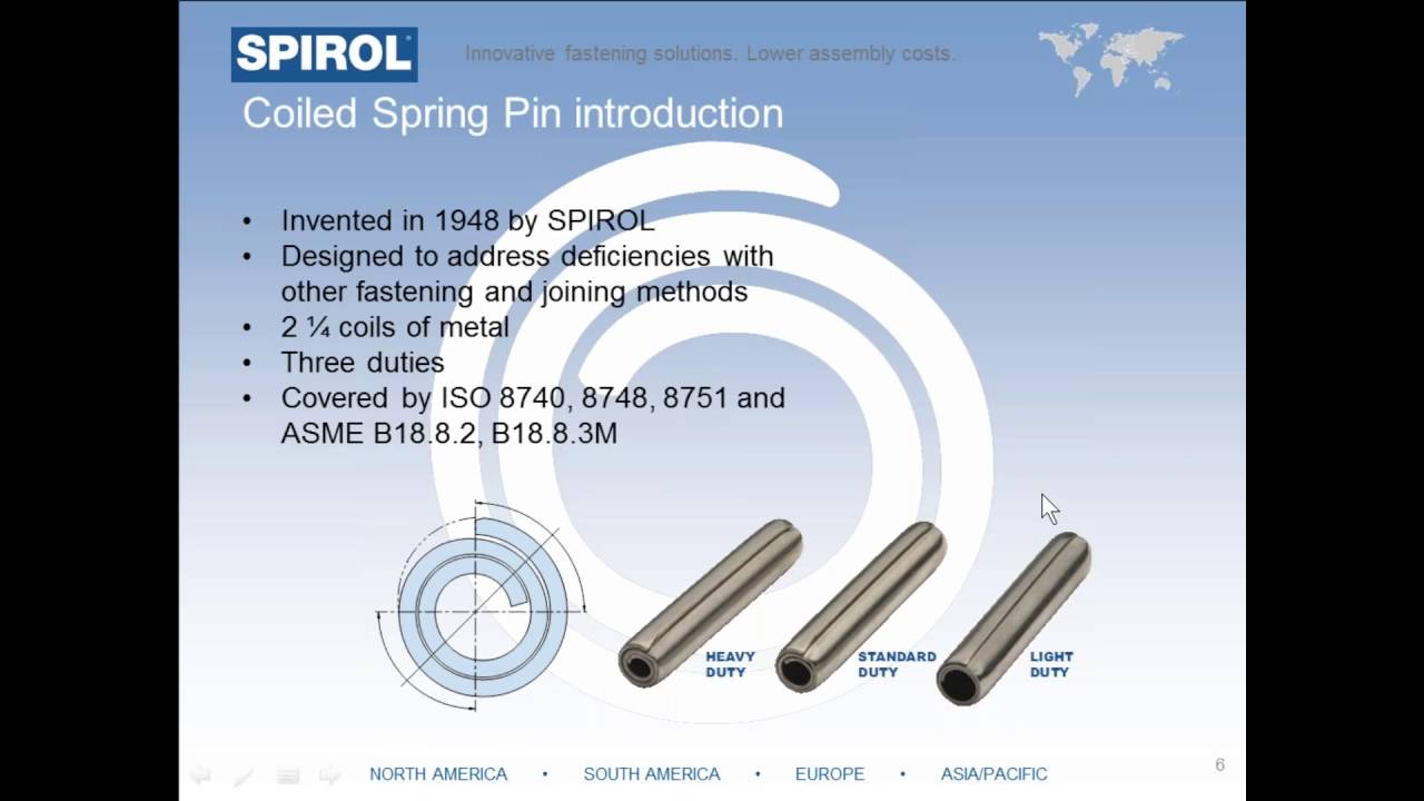 SPIROL Webinar - Introduction to Coiled Spring Pins