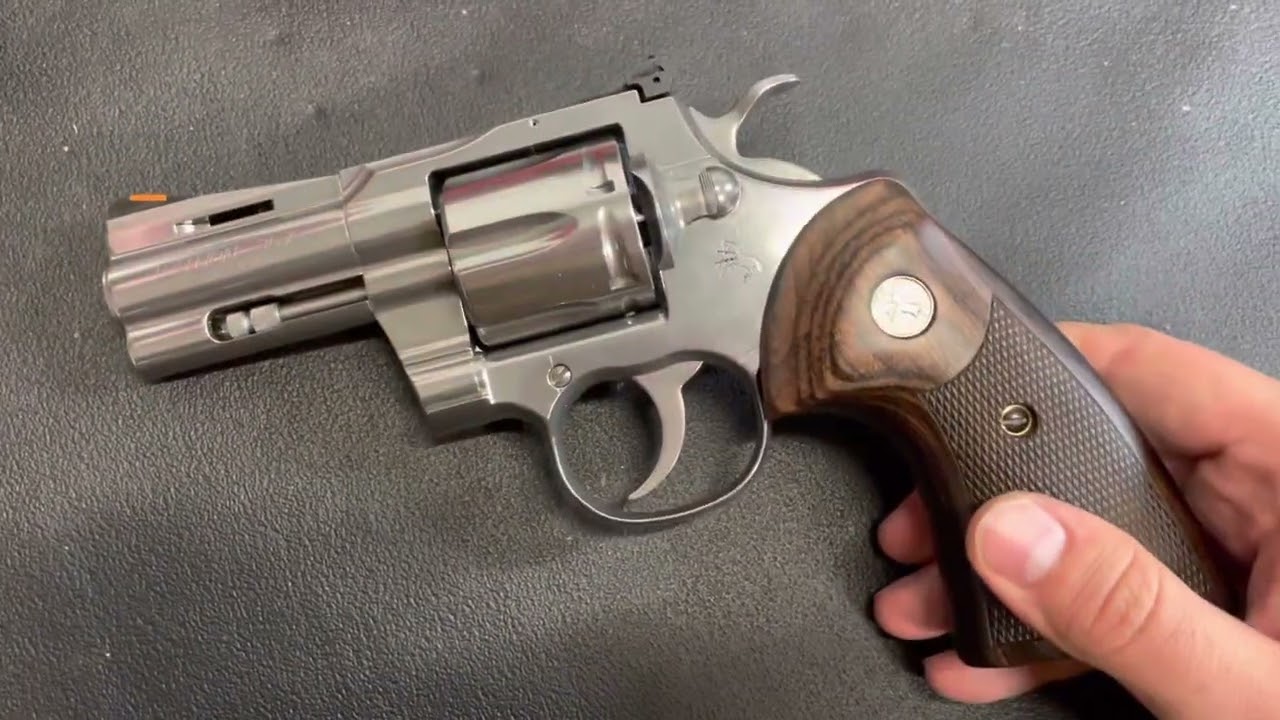 What happens when you buy your Holy Grail Gun? 3” Stainless Colt Python .357 Magnum Revolver