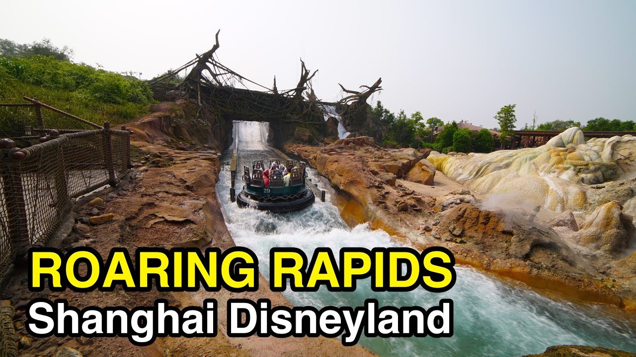[4K] Roaring Rapids : Shanghai Disneyland