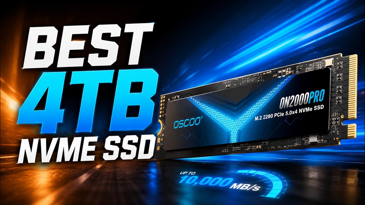Лучшие NVMe SSD на 4 ТБ 2026 года: топ-7 самых быстрых накопителей для игр и хранения данных