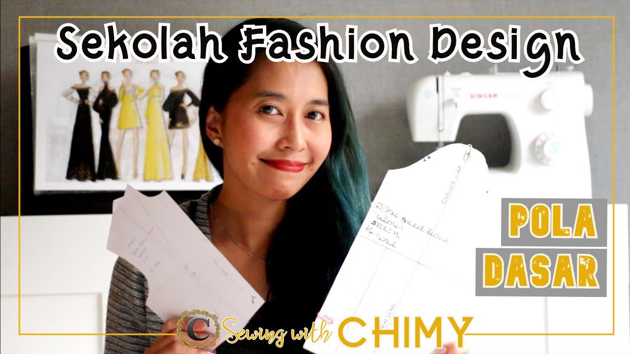 SEKOLAH FASHION DESIGN PEMULA #2 | POLA DASAR & PATTERN MANIPULATION