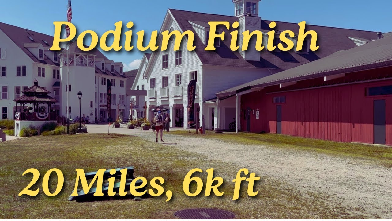 Podium at the Jigger Johnson 20 Miler: White Mountain Endurance Cup Ep. 8