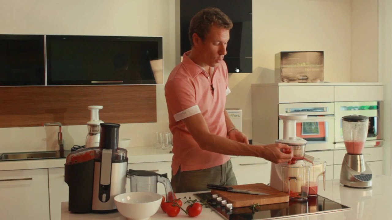 Tomatensap vergelijken, Versapers vs Sapcentrifuge vs Blender