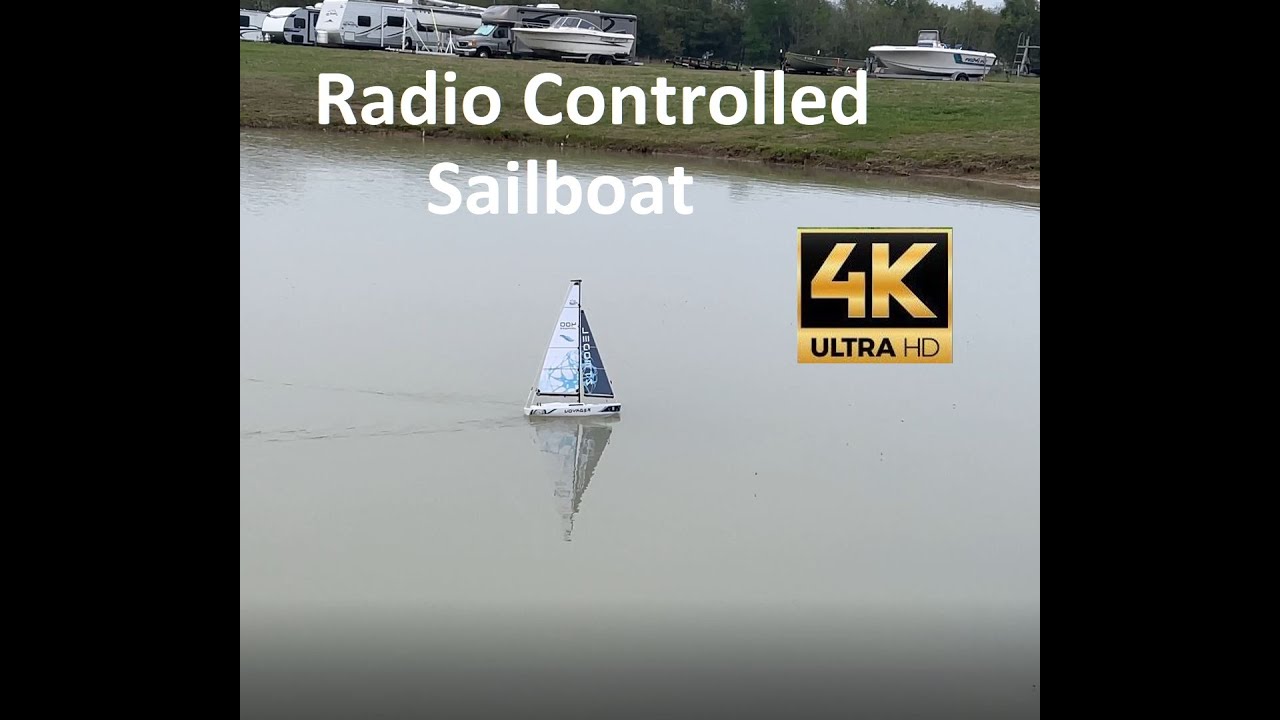 PLAYSTEM Voyager Radio Controlled Sailboat Drone Video