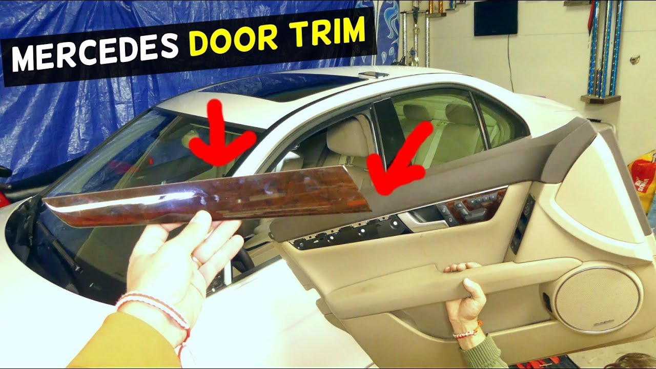 MERCEDES W204 DOOR TRIM REMOVAL REPLACEMENT C250 C300 C350 C200