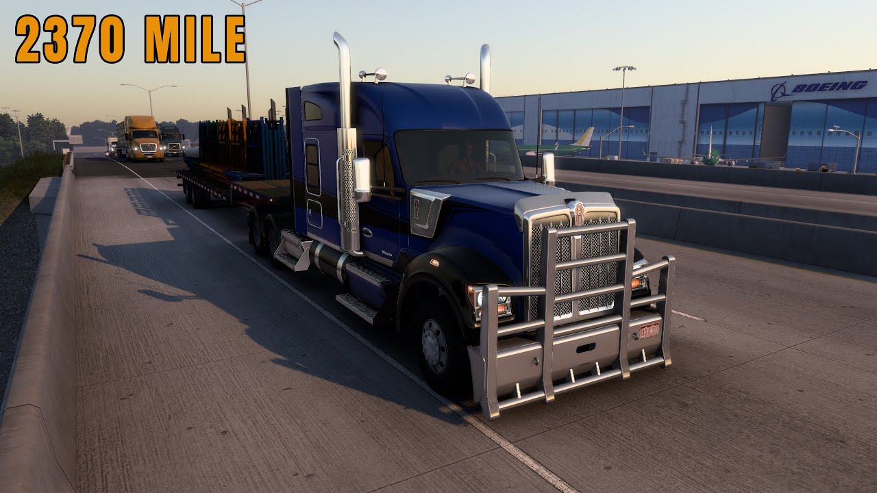 Long Driving | Kenworth W990 | American Truck Simulator #ats