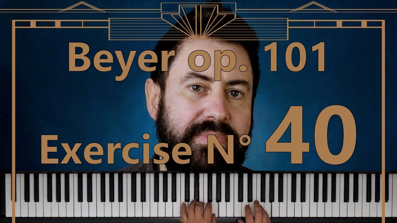 Piano tutorial - Beyer Op. 101 esercizio N° 40