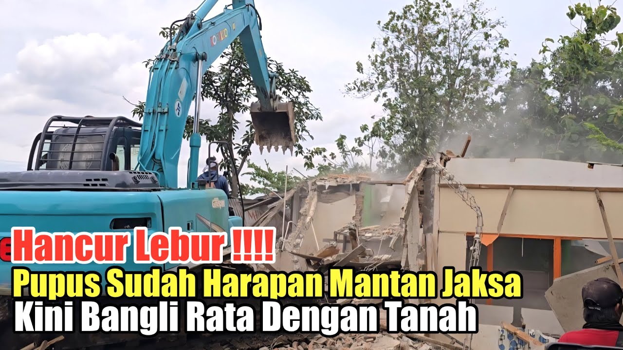 HANCUR LEBUR‼️PUPUS SUDAH HARAPAN MANTAN JAKSA. BANGLI KINI RATA DENGAN TANAH.NORMALISASI KALI WADAS