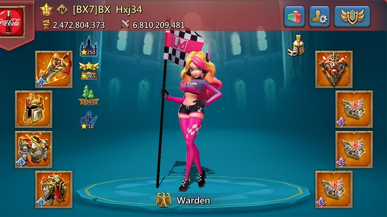 Rally trap vs 5piece Emperor full T5 rally - Lords mobile