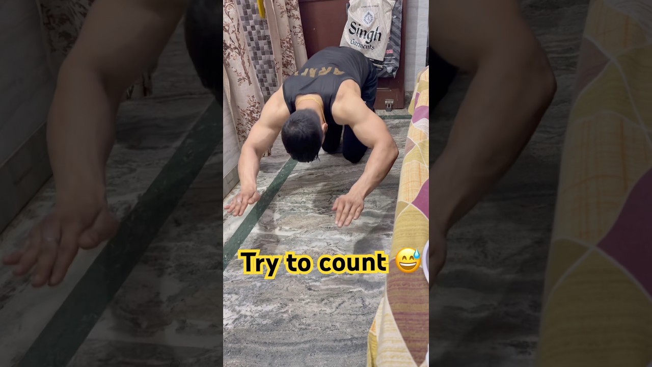 🤯The Ultimate Push-Up Challenge! 💪 Can you beat this? #viral #pushupchallenge #trending #shorts