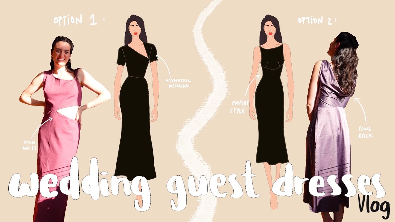 Making 2 wedding guest dresses in 1 day | VLOG