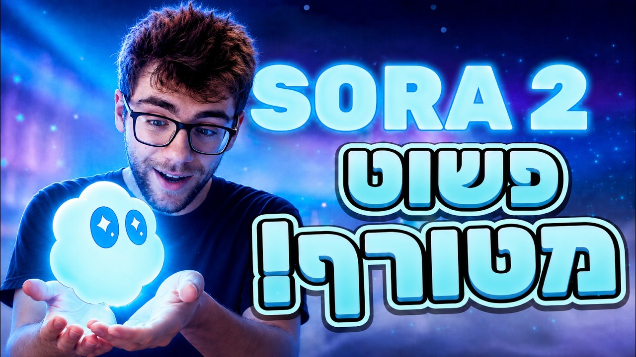SORA 2 ה-AI הכי מטורף שראיתם! (איך להשיג בחינם! 😱)
