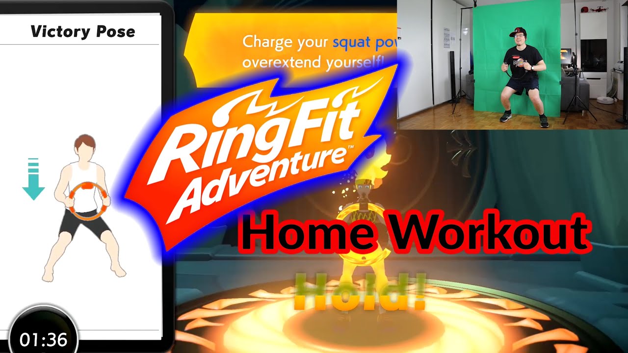 Ring Fit Adventure Gameplay - Home workout on Nintendo Switch