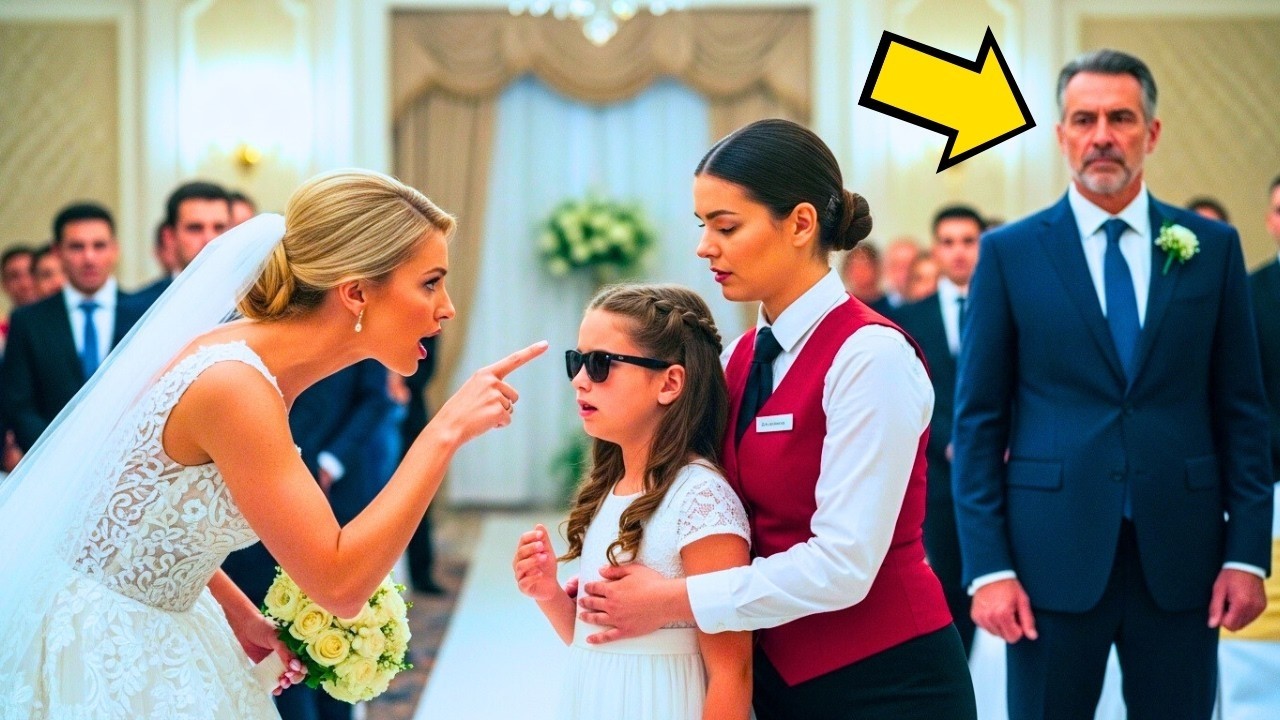 MILIONÁRIO VIÚVO ENCONTRA GARÇONETE PROTEGENDO SUA FILHA CEGA NO CASAMENTO    ELE A FEZ IMPLORAR