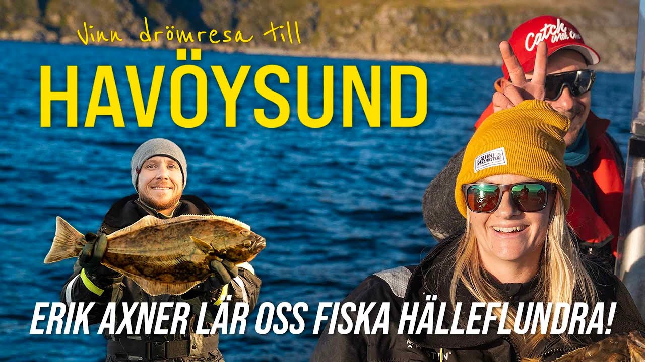 Vi åkte på DRÖMRESA till Havöysund 🎣 | Erik Axner lär oss fiska hälleflundra