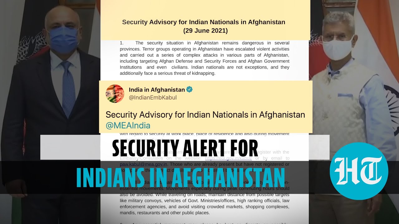 India alerts its nationals of 'serious threat of kidnapping' in Afghanistan, issues advisory